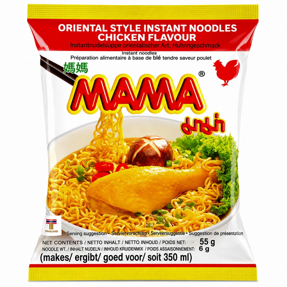 Mama Instant Noodle 55g Chicken (Pack of 10)