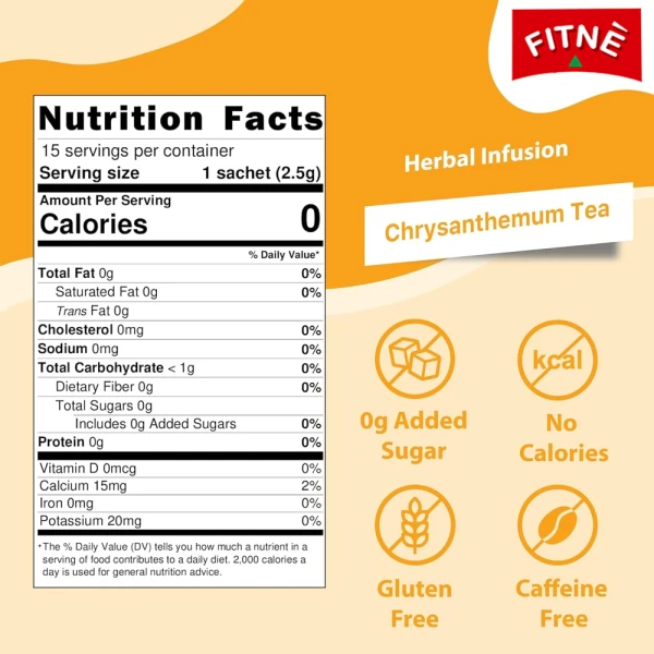 FITNE Herbal Infusion Tea Chrysanthemum 37.50g - 15T