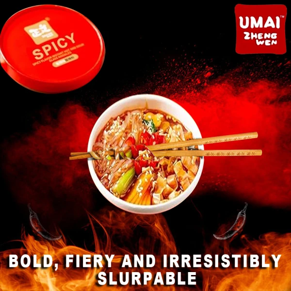 Umai Spicy Instant Hot and Sour Sweet Potato Noodles Cup 121g