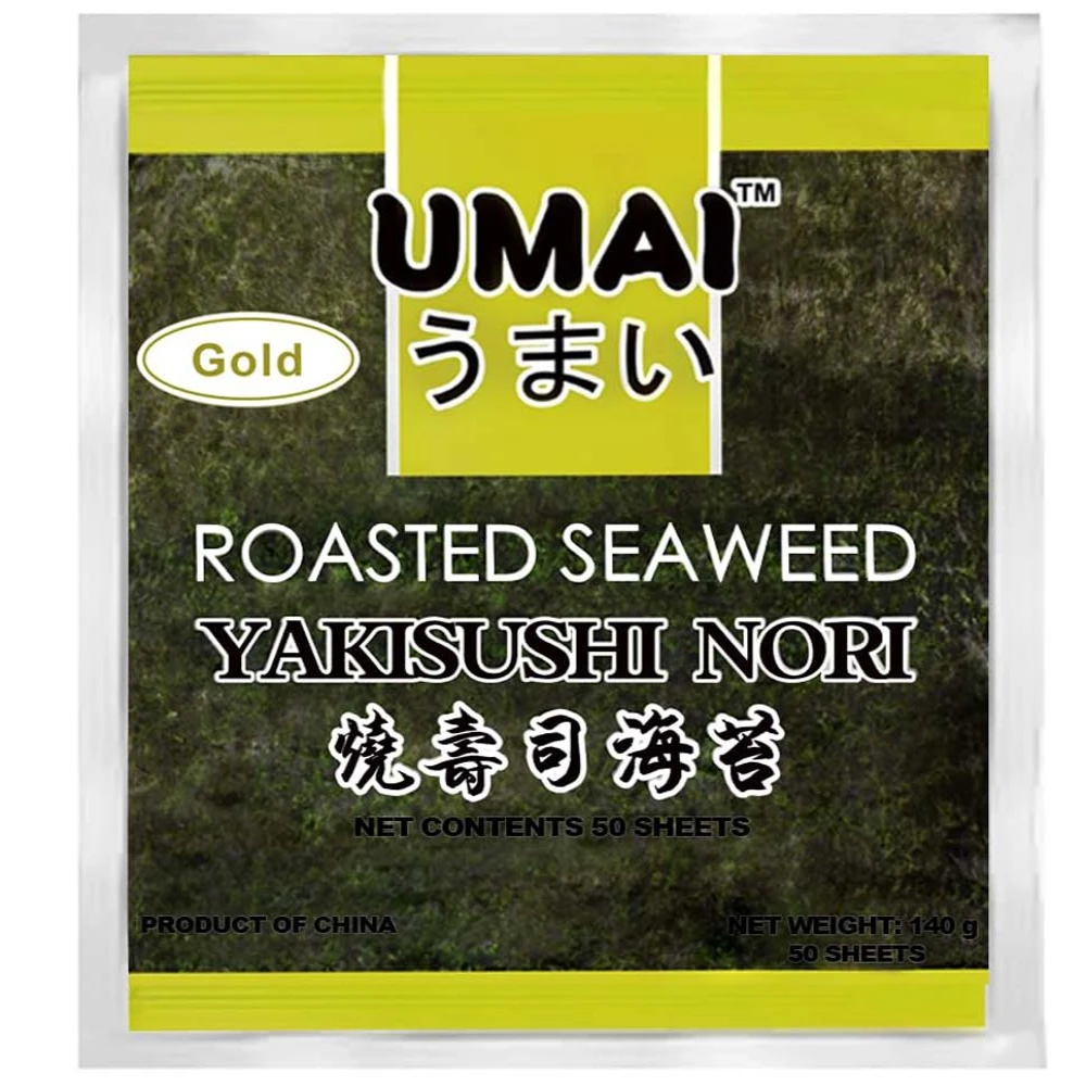 UMAI Roasted Sushi Nori 50 Sheet