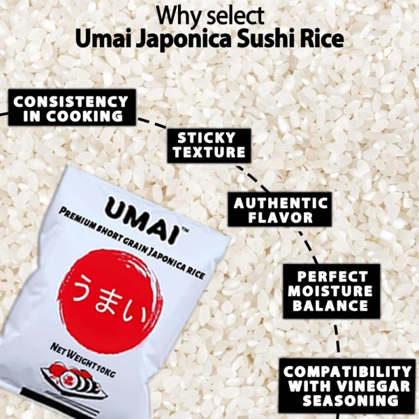 Umai Japonica Sushi Rice 10Kg