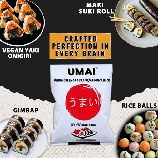 Umai Japonica Sushi Rice 10Kg