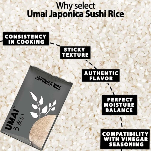 Umai Japonica Sushi Rice 1Kg