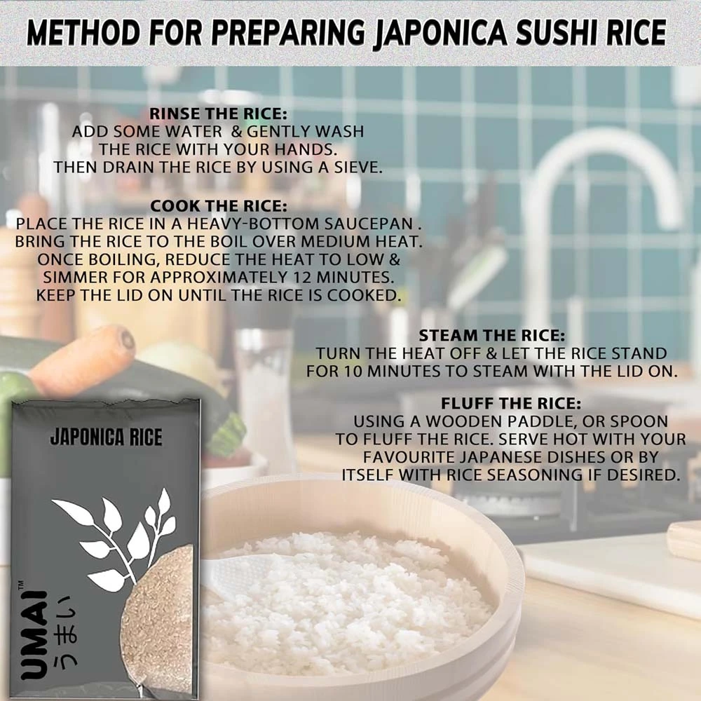 Umai Japonica Sushi Rice 500g