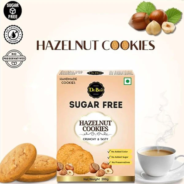 De Best Sugar Free Hazelnut Cookies 200g