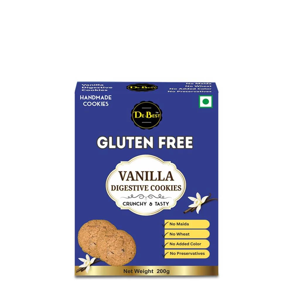 De Best Gluten Free Vanilla Digestive Cookies 200g