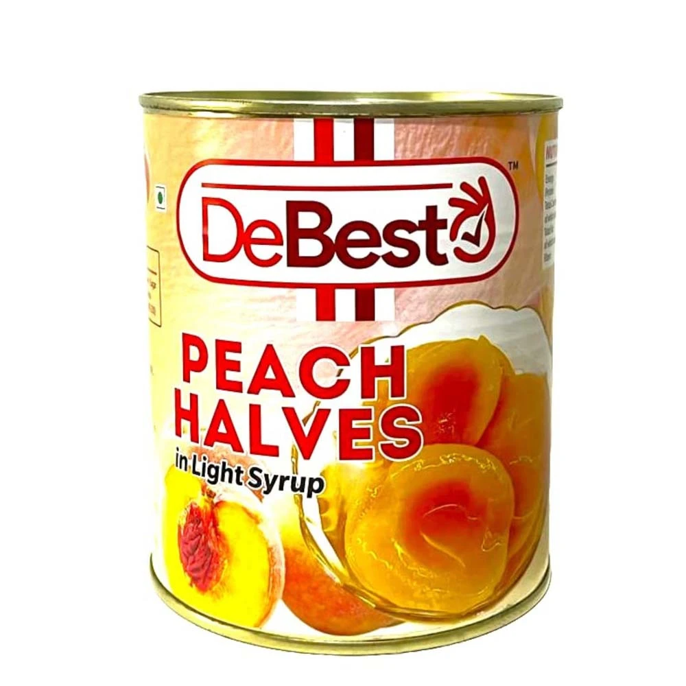 De Besto Yellow Cling Peach Halves 850g