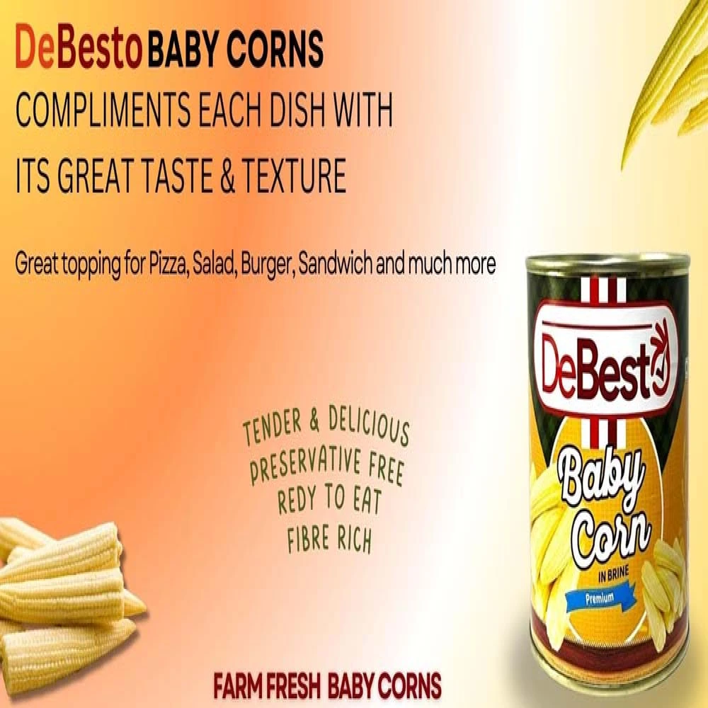 De Besto Baby Corn 800g