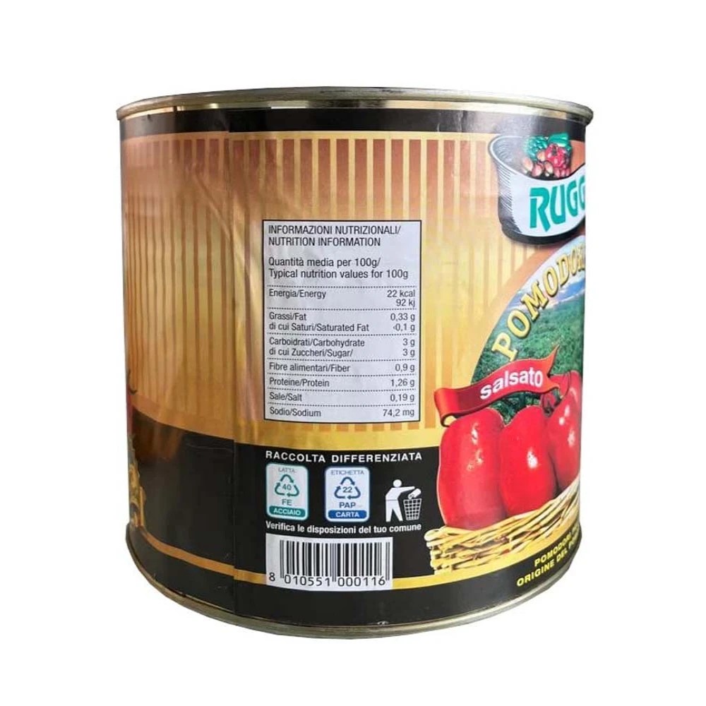 Ruggiero Premium Italian Peeled Tomato 2.5Kg