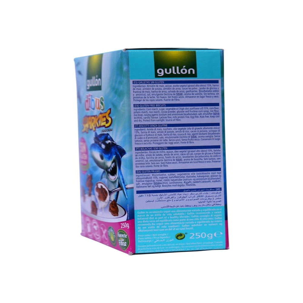 Gullon Gluten Free Sharkies Biscuits 250g