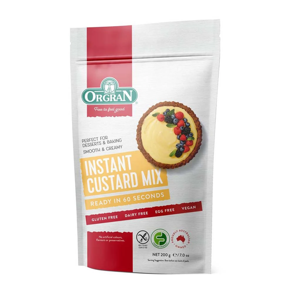 Orgran Instant Custard Mix 200g