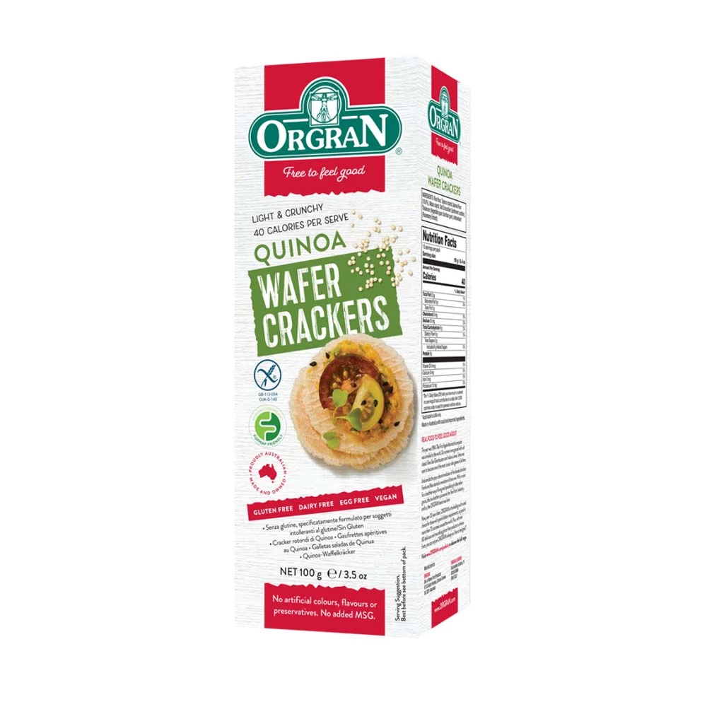 Orgran Quinoa Wafer Crackers 100g