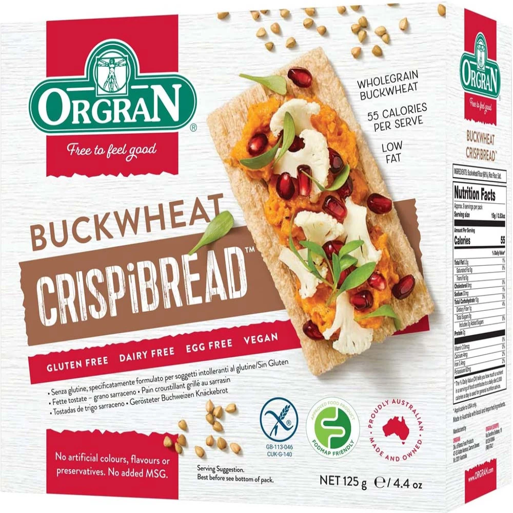 Orgran Buckwheat Crispibread 125g