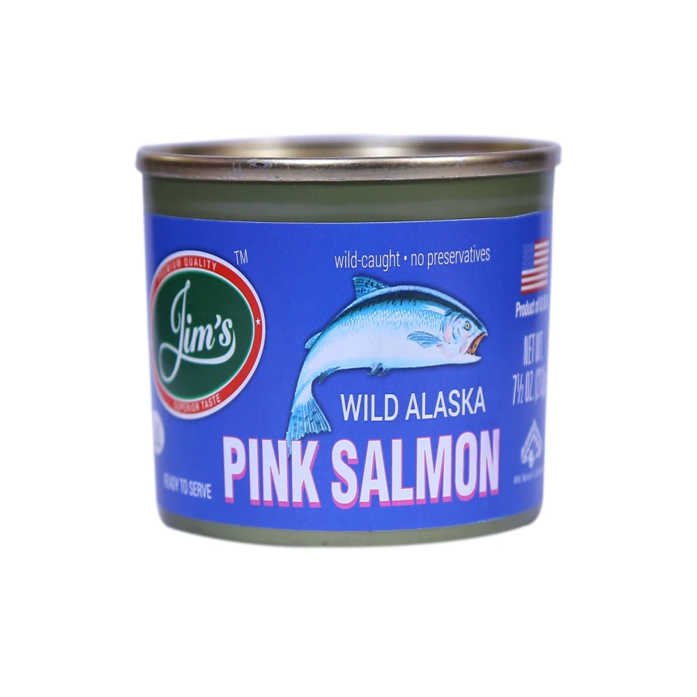 Jim's Canned Pink Salmon 213g