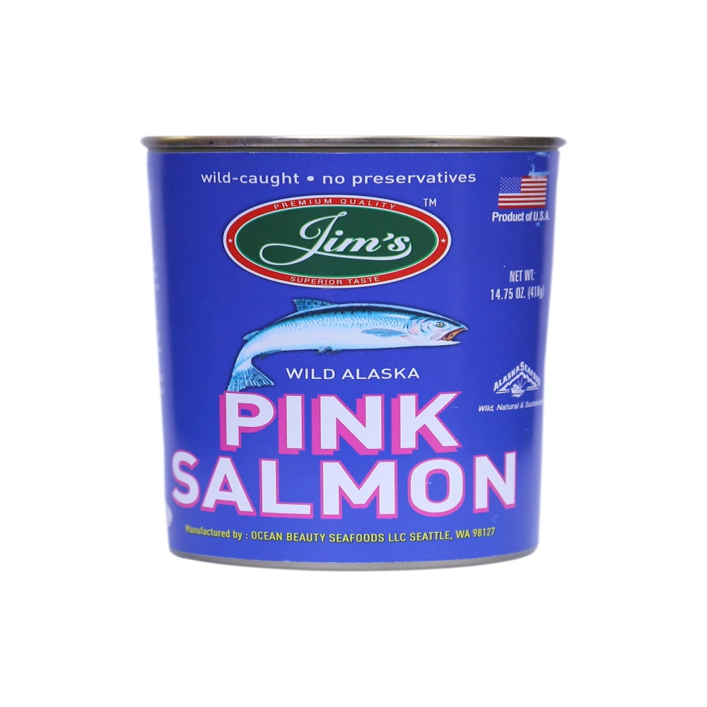 Jim's Canned Pink Salmon 418g