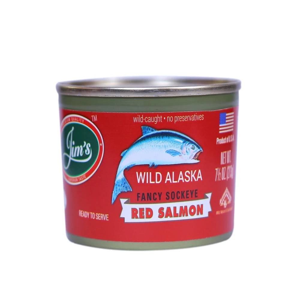 Jim's Canned Sockeye /Red Salmon 213g