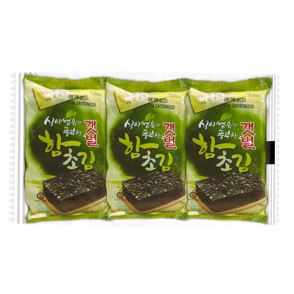 Umai Roasted Seaweed Seasoned Hamcho 4g X 3