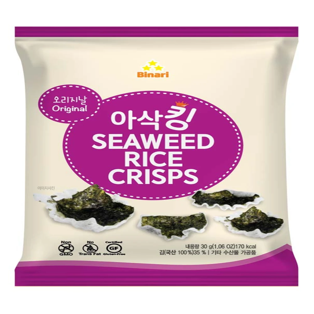 Umai Seaweed Rice Crisps Original 30g