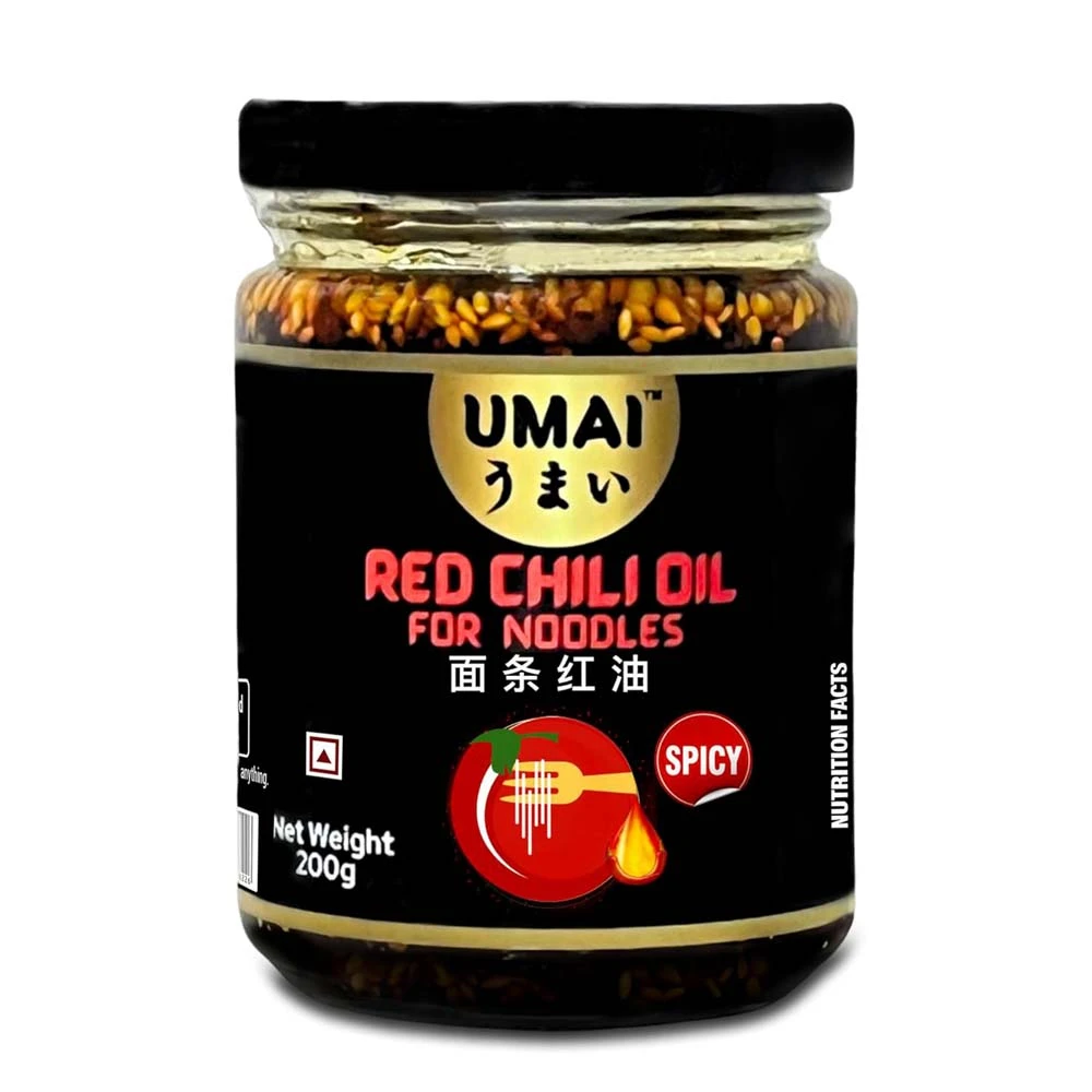 Umai Red Chilli Oil for Noodle 200g