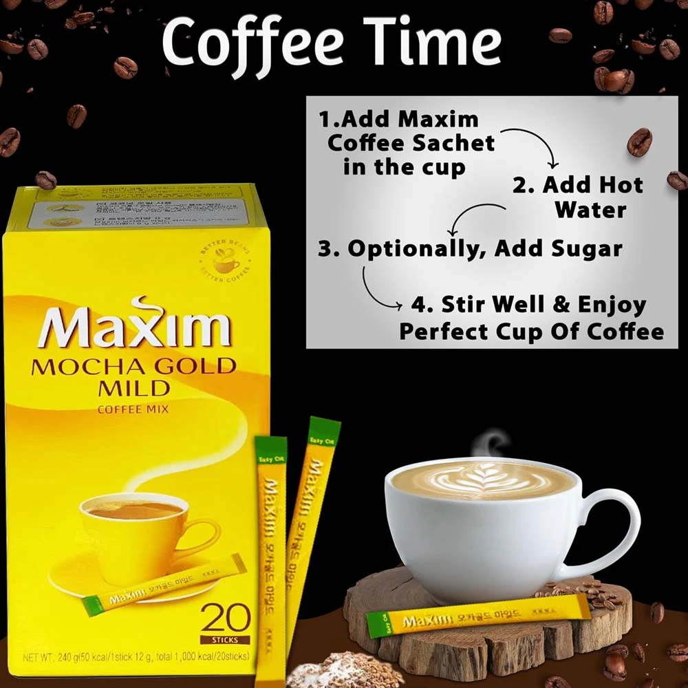 Maxim Mocha Gold Mild Coffee Mix (20T)