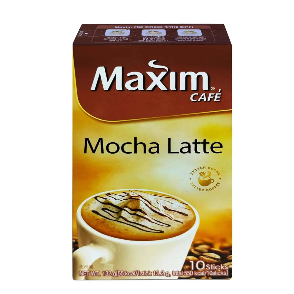 Maxim Cafe Mocha Latte Coffee Mix 10T