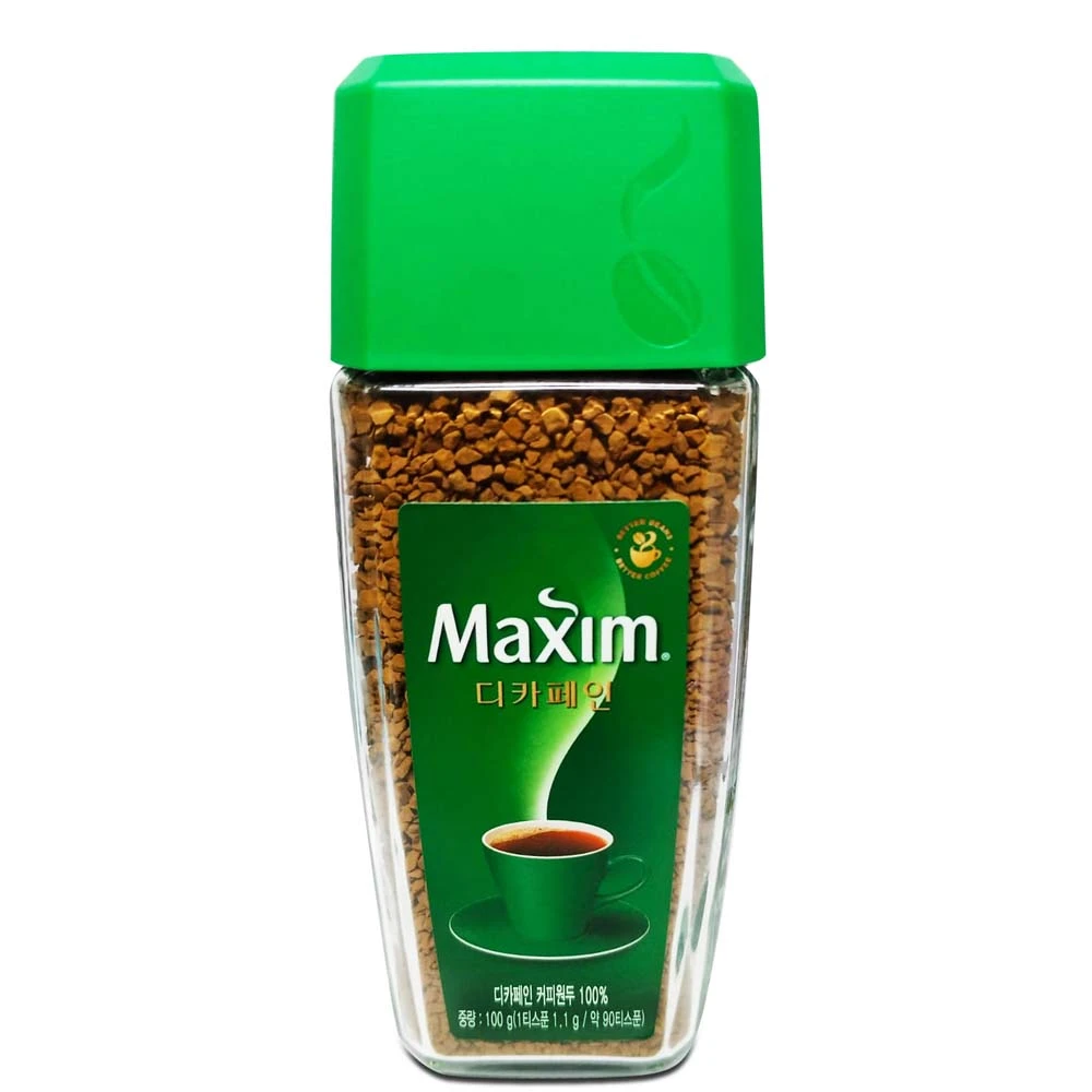 Maxim Decaffeinated Coffee 100g Bottle