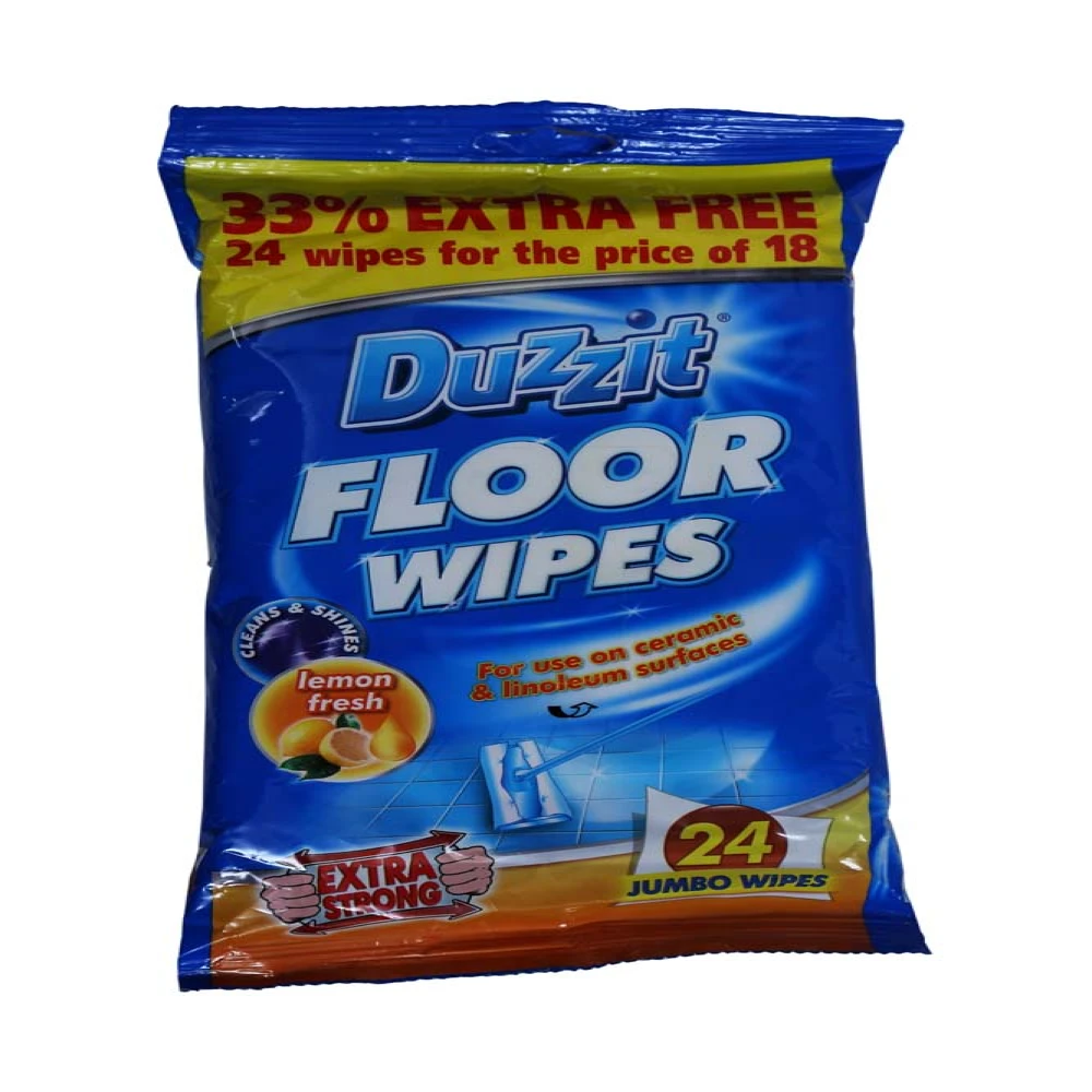 Duzzit Floor Wipes 24pc