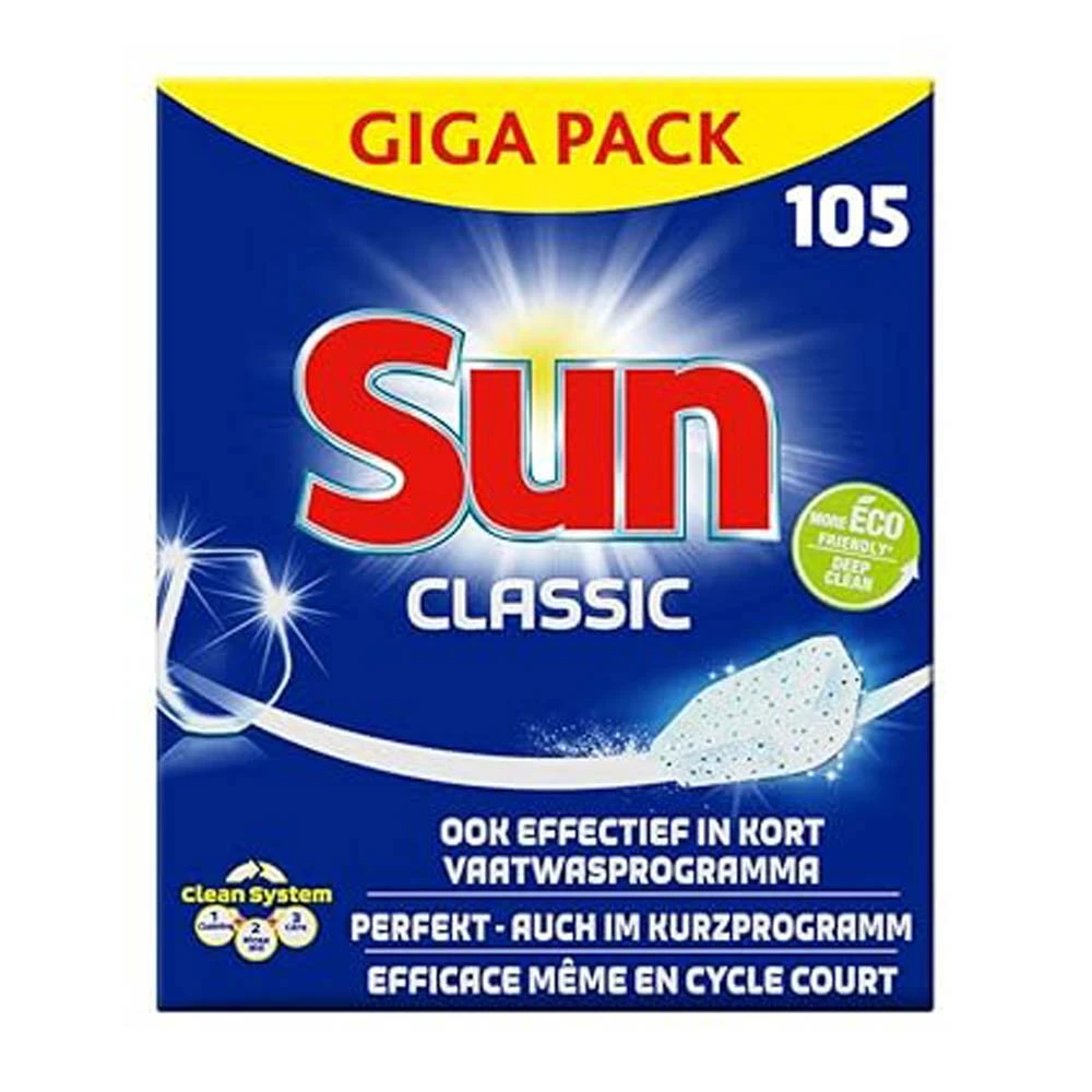 SUN DISHWASHER CLASSIC 105 Tabs