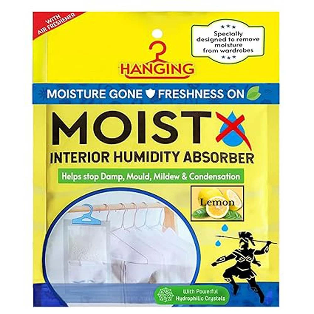 Moistx Hanging Dehumidifier 500ml Lemon