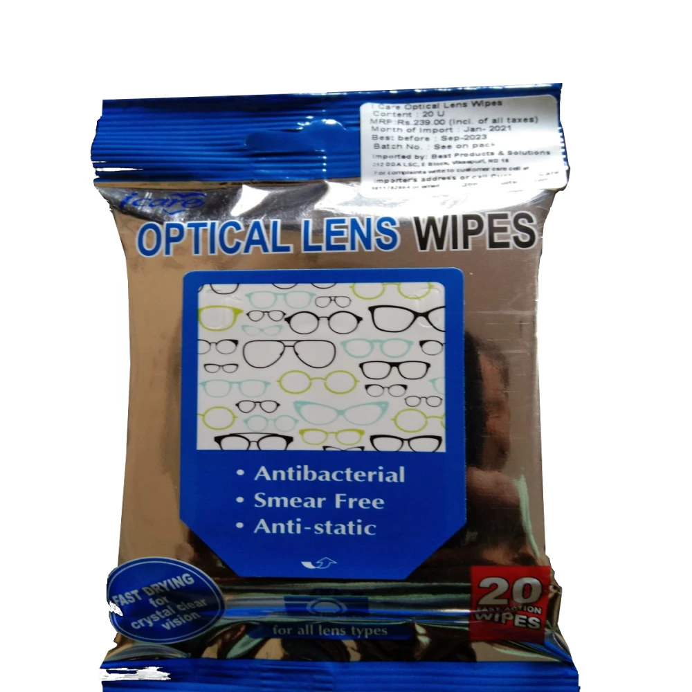 I Care Optical Lens Wipes 20 pc