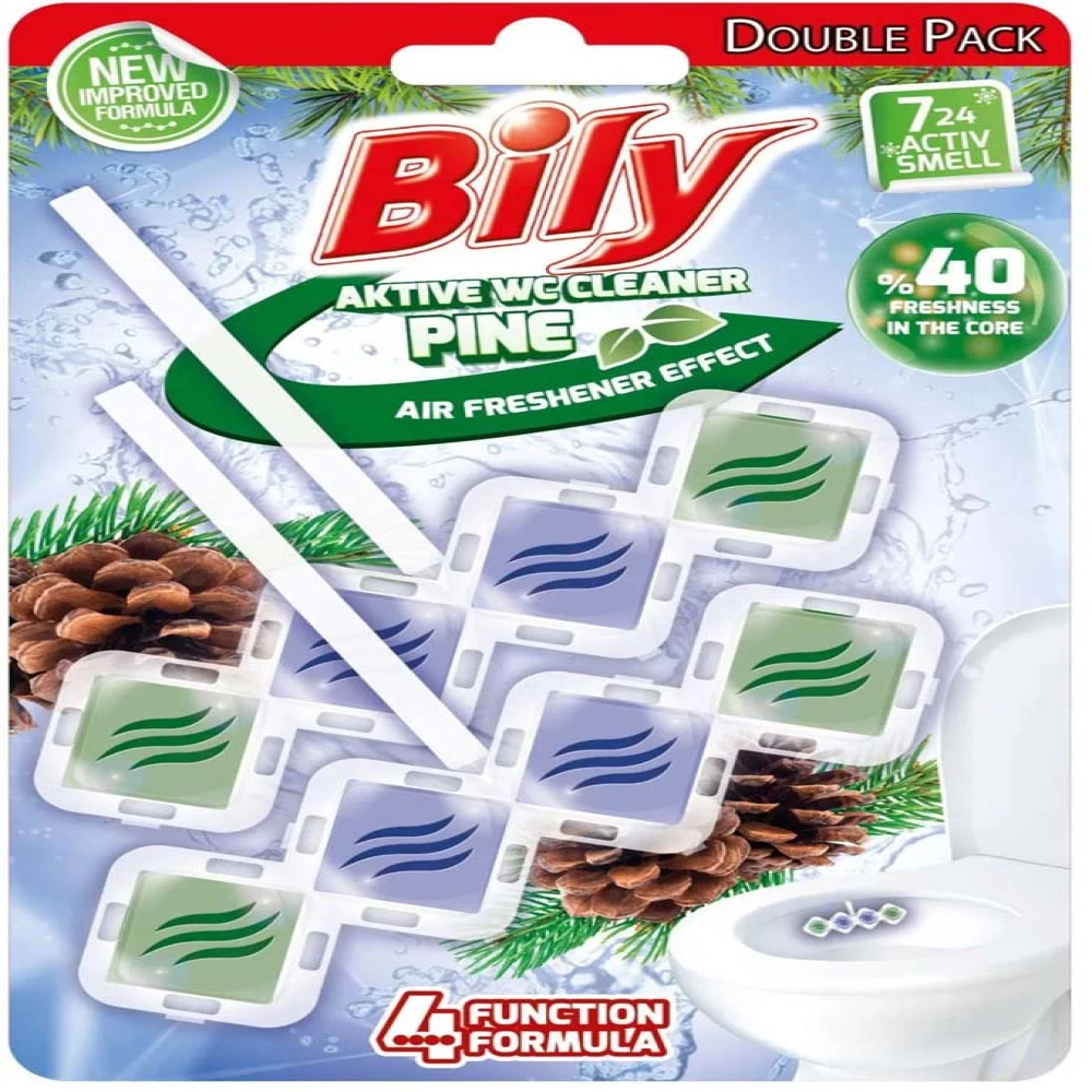 Bily Aktive WC Cleaner 2X50g Pine