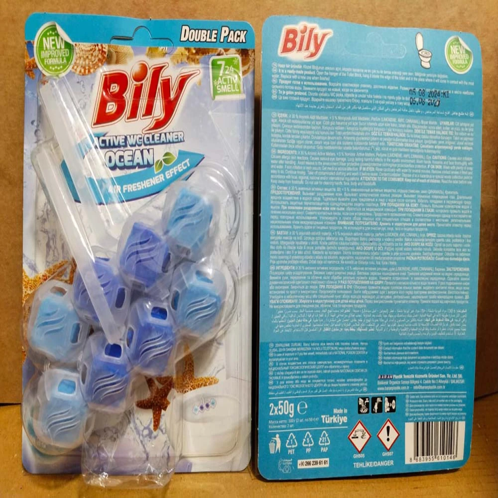 Bily Aktive WC Cleaner 2X50g Ocean