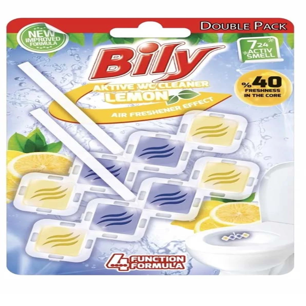 Bily Aktive WC Cleaner 2X50g Lemon