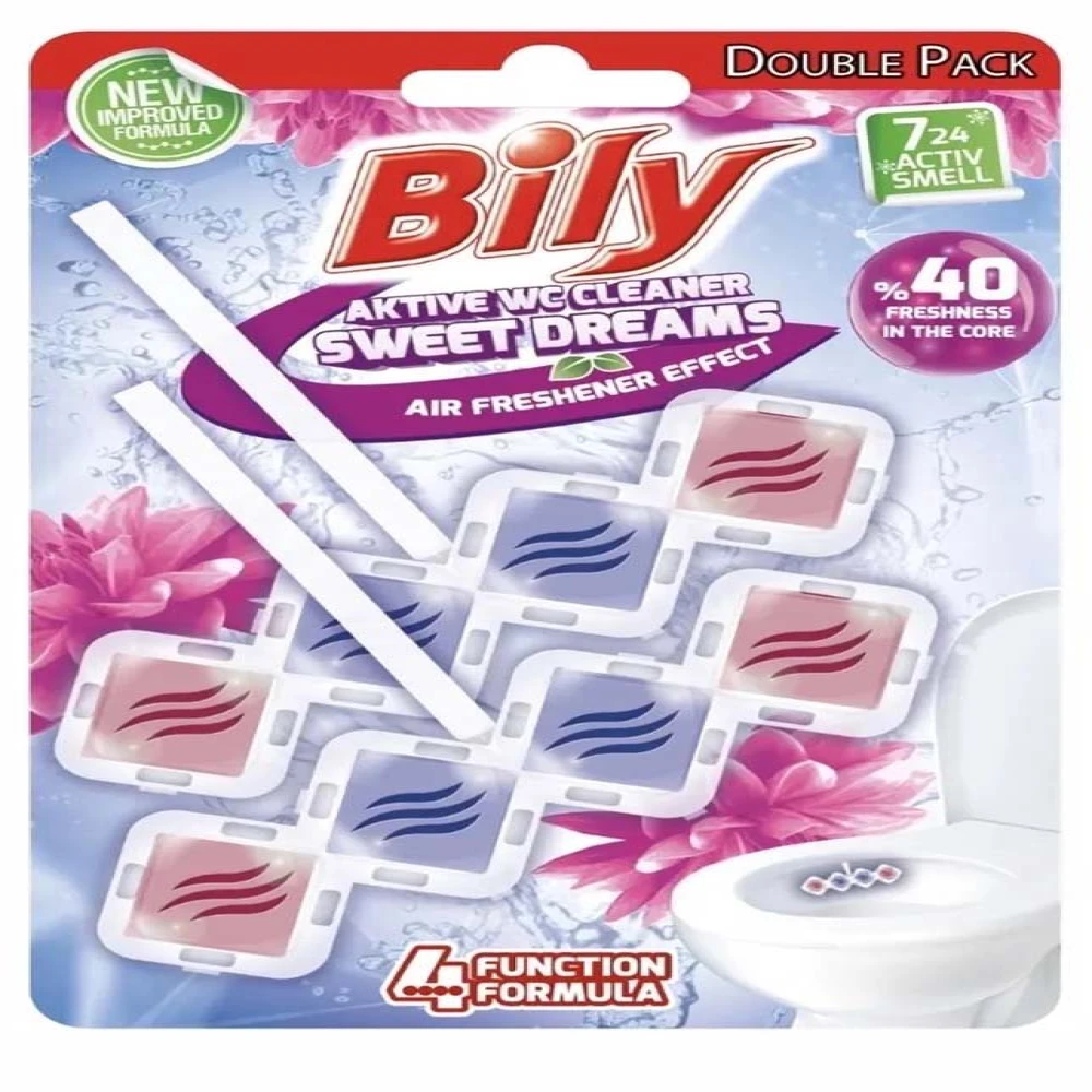 Bily Aktive WC Cleaner 2X50g Floral