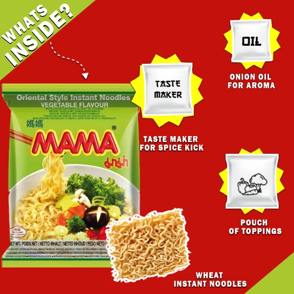 Mama Instant Noodle - Vegetable 60g