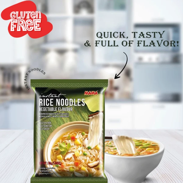 MAMA Gluten Free Instant Rice Noodles 55g | 100% Glutenfree