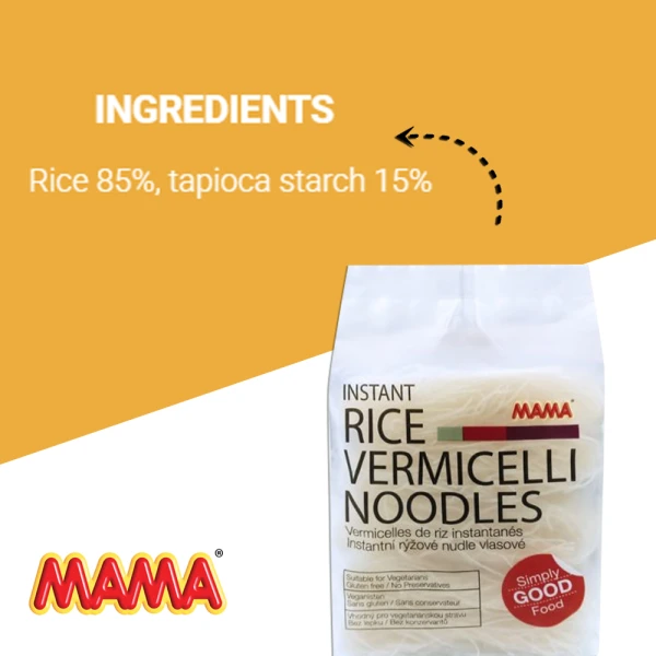MAMA Instant Rice Vermicelli Noodles 225g