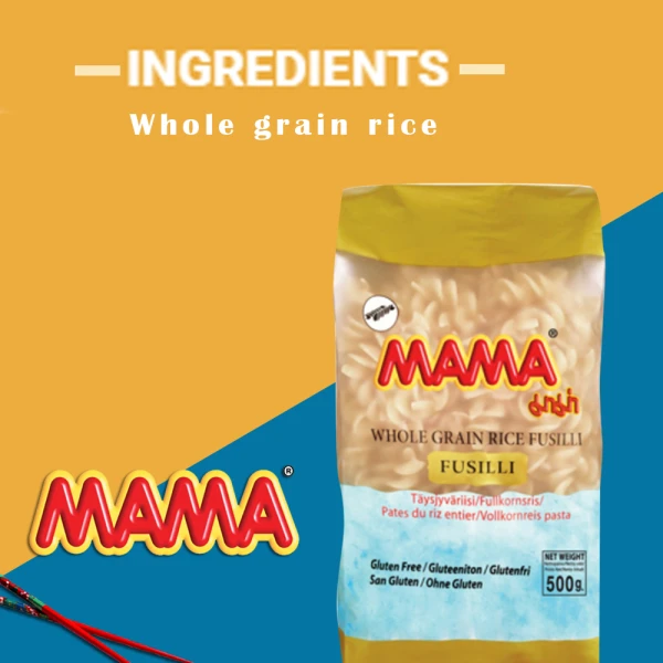 MAMA Wholegrain Rice Fusilli Pasta 500g | 100% Glutenfree | No Preservative