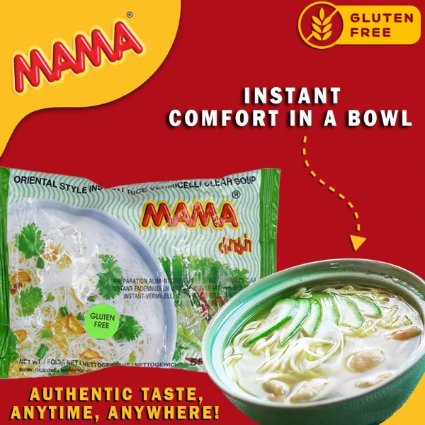 MAMA Cup Vermicelli Clear Packet Soup 50g | 100% Glutenfree