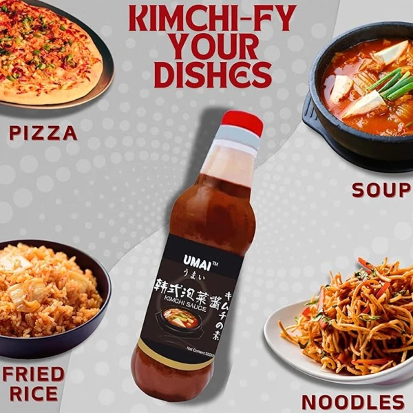 Umai Kimchi Sauce 500 ml -Korean Style Hot Sauce