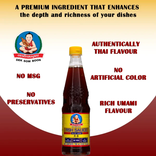 DEK SOM BOON Fish Sauce 700 ml