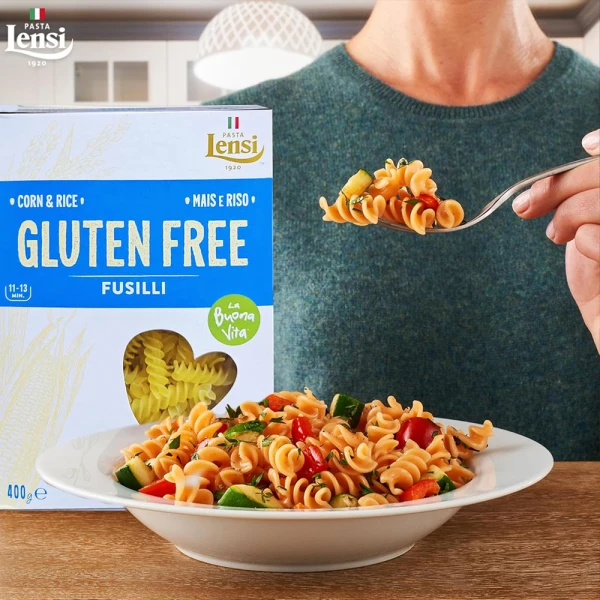 Lensi Gluten Free Pasta Fusilli 400g - 100% Gluten Free
