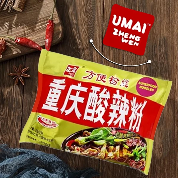 Umai Chongqing Hot & Sour Instant Sweet Potato Noodles Packet 110g