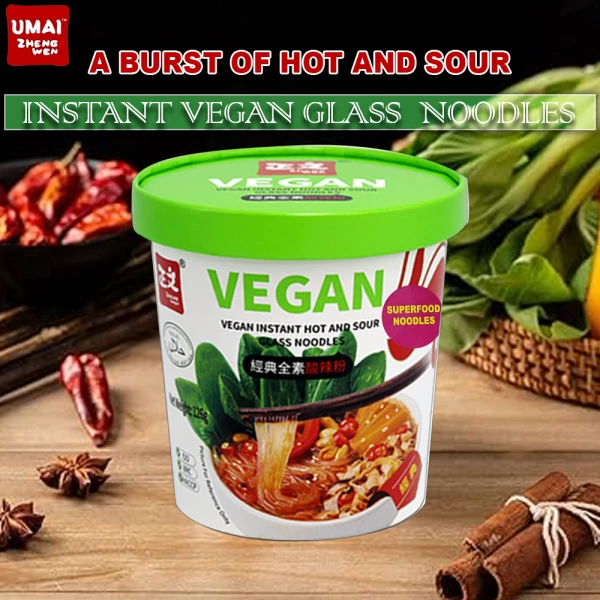 Umai Vegan Instant Hot and Sour Sweet Potato Noodles Cup 126g