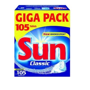 sun 105 dishwasher tablets